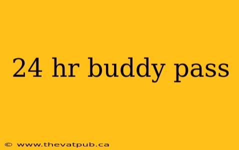 24 hr buddy pass