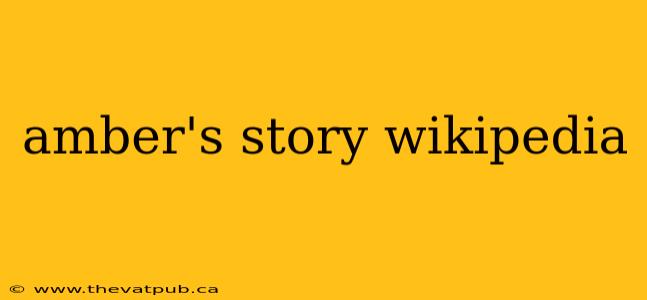 amber's story wikipedia