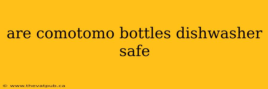 are comotomo bottles dishwasher safe