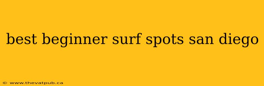 best beginner surf spots san diego