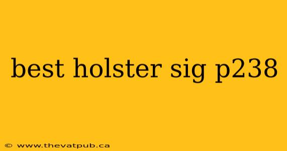 best holster sig p238