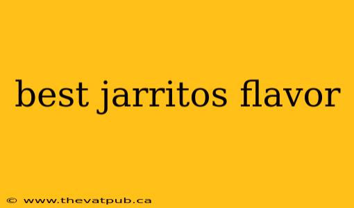 best jarritos flavor