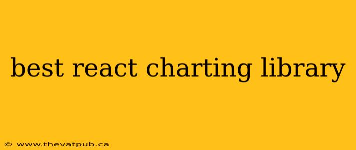 best react charting library