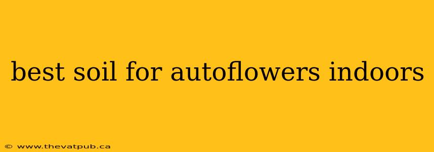 best soil for autoflowers indoors