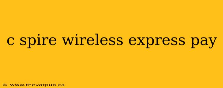 c spire wireless express pay