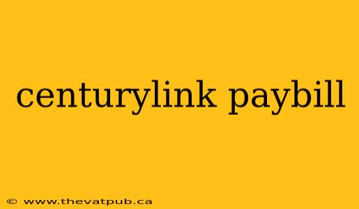 centurylink paybill