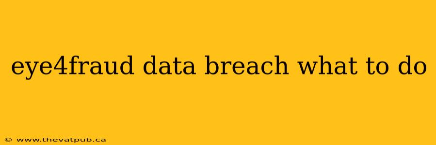 eye4fraud data breach what to do