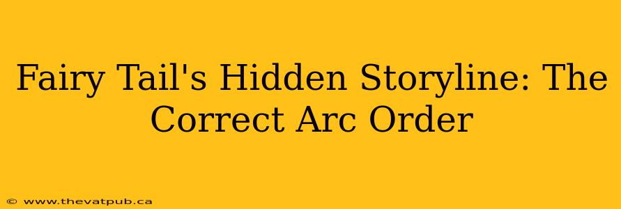 Fairy Tail's Hidden Storyline: The Correct Arc Order
