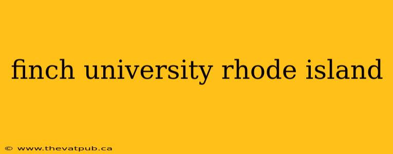 finch university rhode island