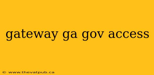 gateway ga gov access