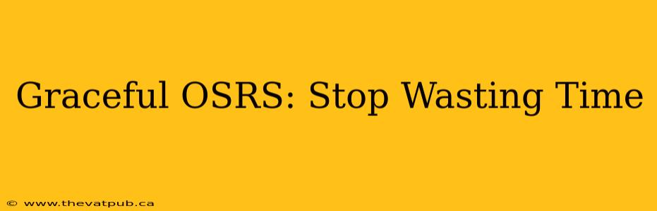 Graceful OSRS: Stop Wasting Time
