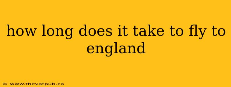 how long does it take to fly to england