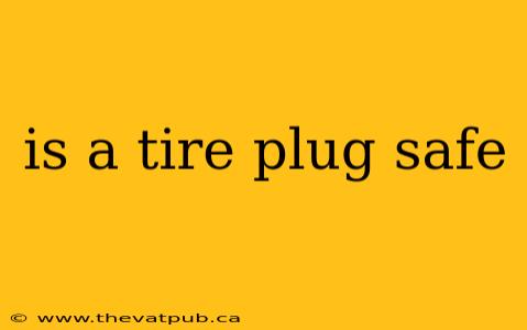 is a tire plug safe
