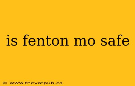 is fenton mo safe
