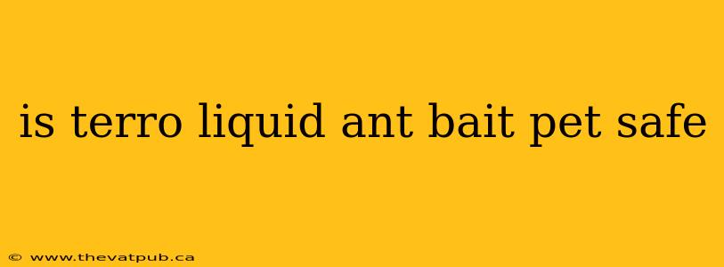 is terro liquid ant bait pet safe