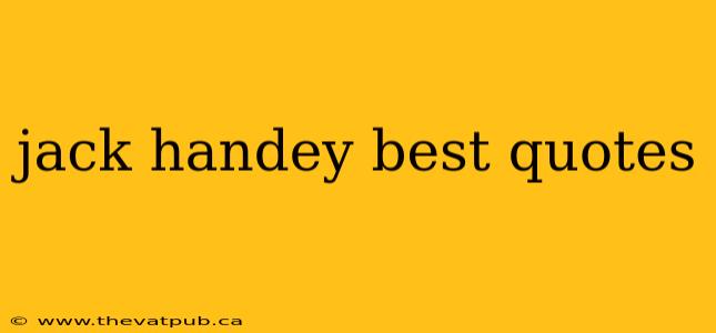 jack handey best quotes