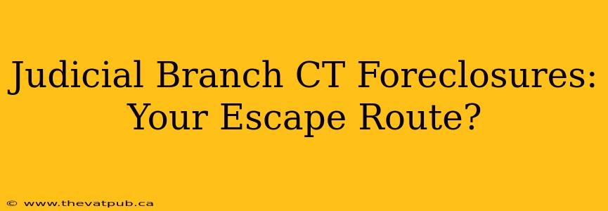 Judicial Branch CT Foreclosures: Your Escape Route?
