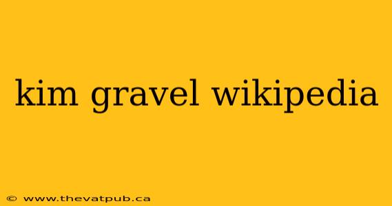 kim gravel wikipedia