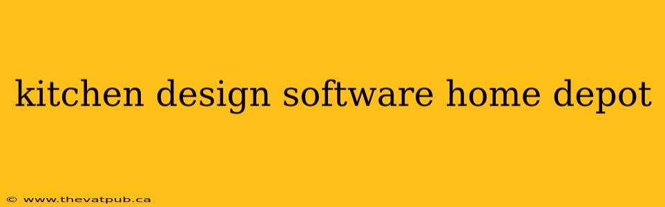kitchen design software home depot