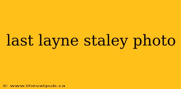 last layne staley photo