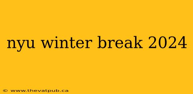 nyu winter break 2024
