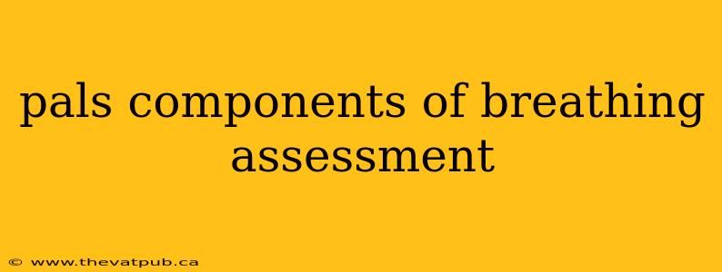 pals components of breathing assessment