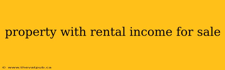property with rental income for sale