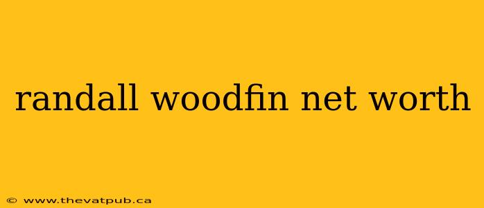 randall woodfin net worth