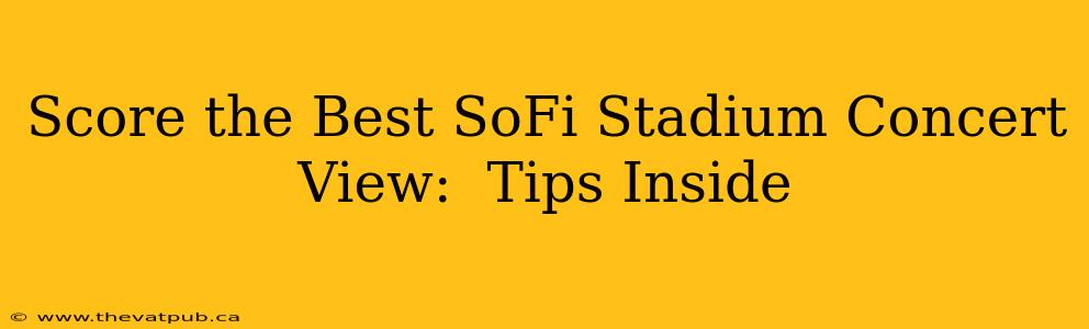 Score the Best SoFi Stadium Concert View:  Tips Inside