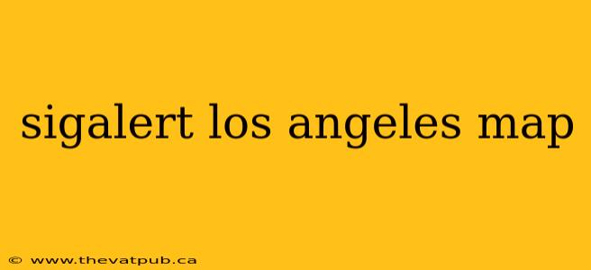 sigalert los angeles map