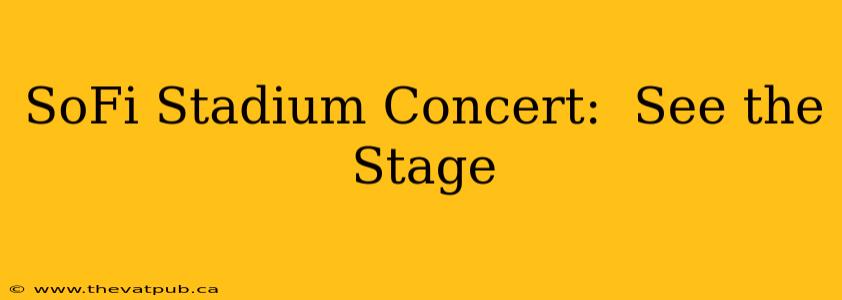 SoFi Stadium Concert:  See the Stage