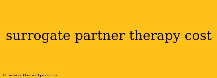 surrogate partner therapy cost