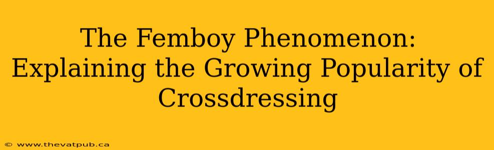 The Femboy Phenomenon: Explaining the Growing Popularity of Crossdressing