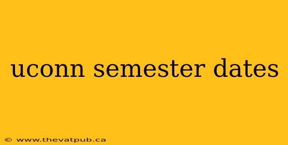 uconn semester dates