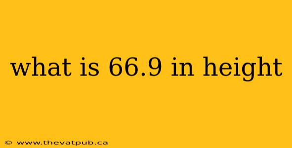 what is 66.9 in height