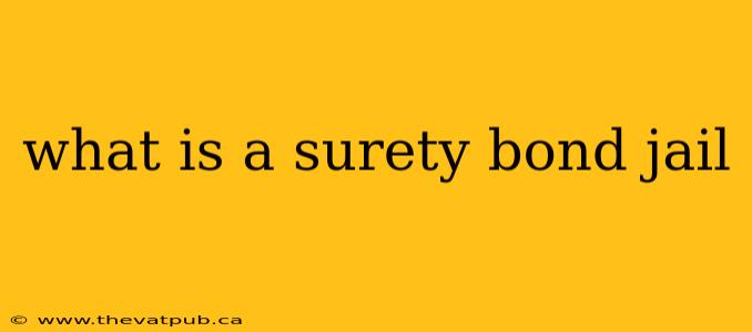 what is a surety bond jail