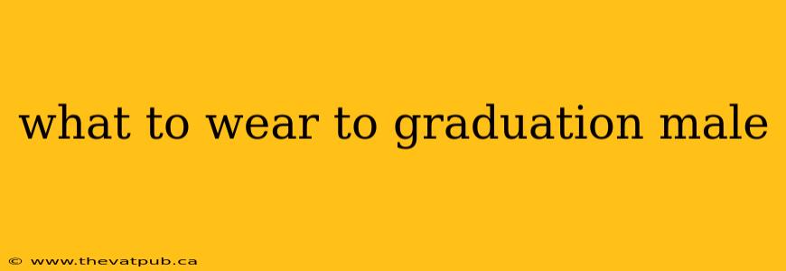 what to wear to graduation male