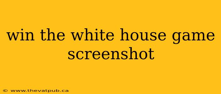 win the white house game screenshot