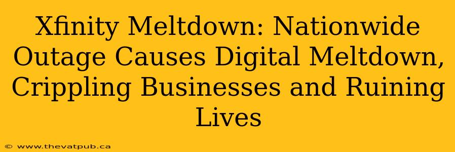 Xfinity Meltdown: Nationwide Outage Causes Digital Meltdown, Crippling Businesses and Ruining Lives